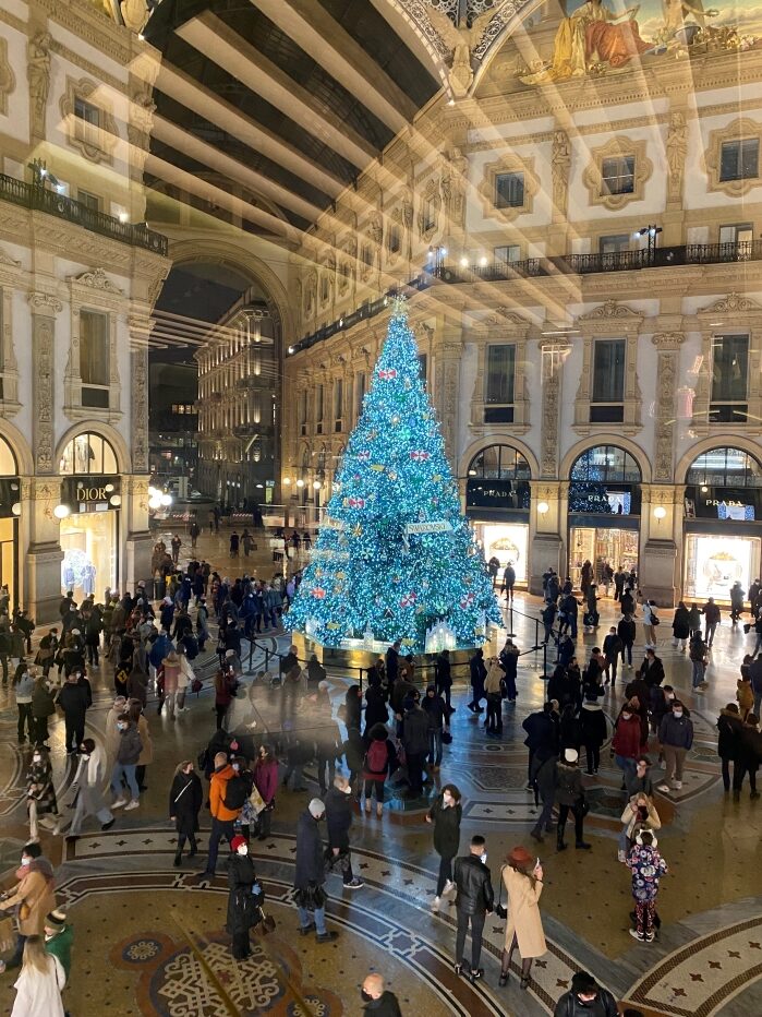 Εμπορικό κέντρο Galleria Vittorio Emanuele II στο κέντρο του Μιλάνου