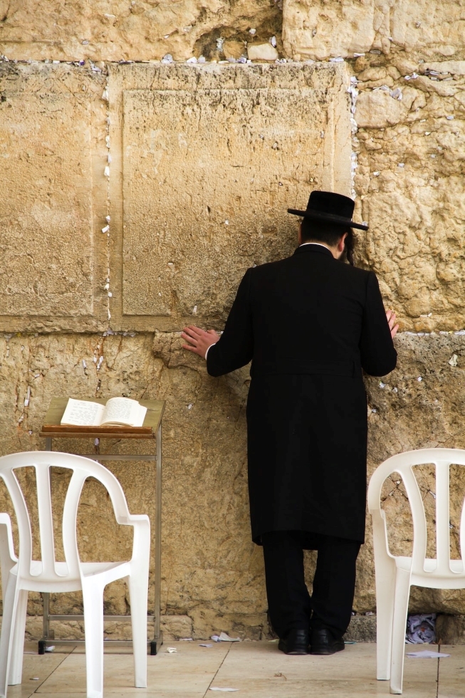 Εβραίος που προσεύχεται στο Δυτικό Τείχος
