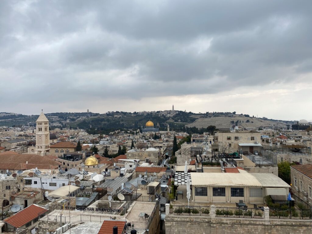 Πανοραμική θέα της πόλης Ιερουσαλήμ
