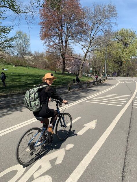 biking Central park nyc