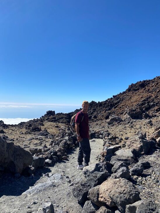 lava paths volcano Teide/ ηφαίστειο Τέιδε