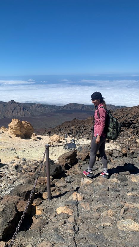 lava paths volcano Teide/ ηφαίστειο Τέιδε