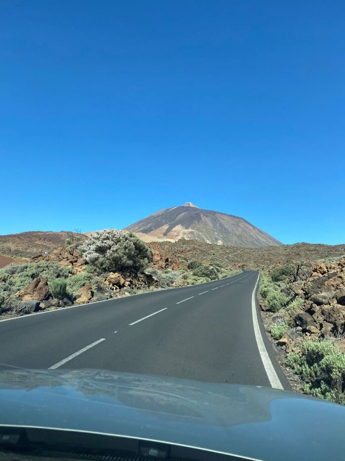 διαδρομή για Τέιδε/route to volcano Teide